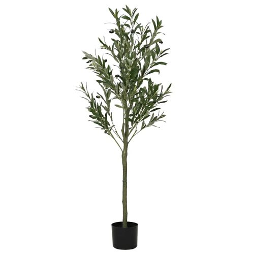 Albero Ulivo Artificiale 450 Foglie 120 Cm Verde