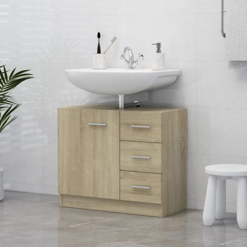 Mobile Sottolavabo Rovere Sonoma 63x30x54 Cm Legno Multistrato