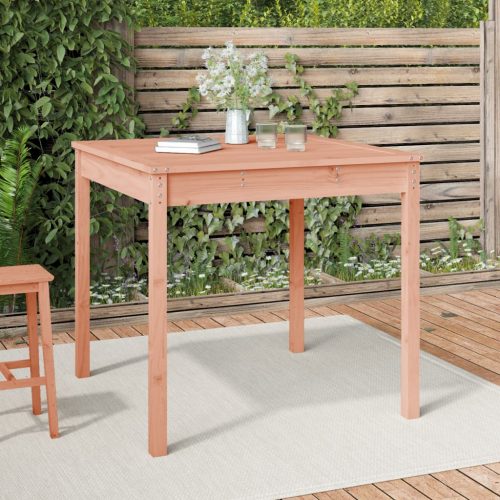 Tavolo Da Giardino 82,5×82,5×76 Cm In Legno Massello Di Douglas