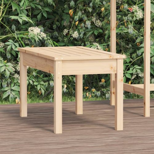 Panca Da Giardino 80x44x45 Cm In Legno Massello Di Pino