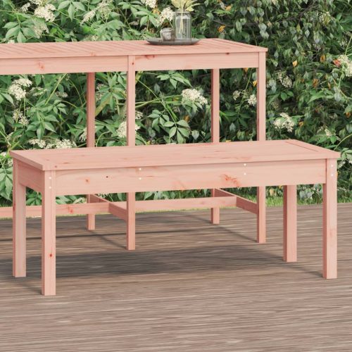 Panca Da Giardino 109x44x45 Cm In Legno Massello Di Douglas