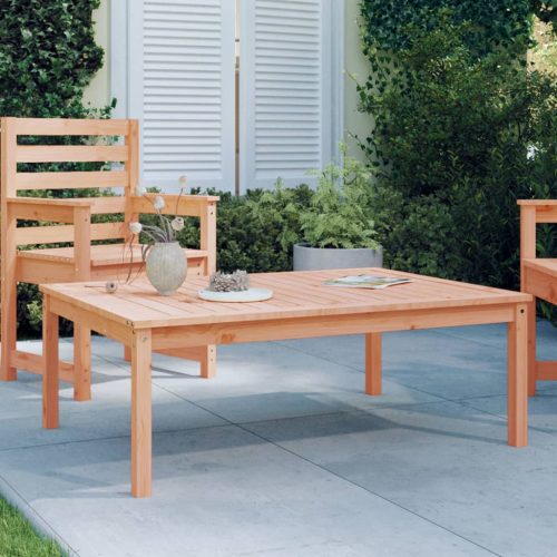 Tavolo Da Giardino 121×82,5×45 Cm In Legno Massello Di Douglas