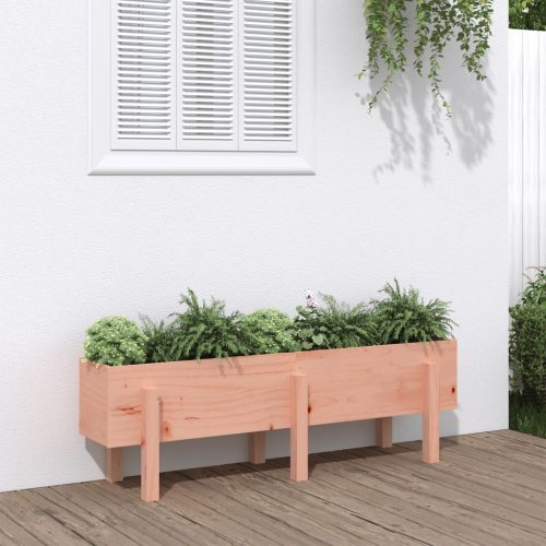 Fioriera Rialzata Giardino 121x30x38 Cm Legno Massello Douglas