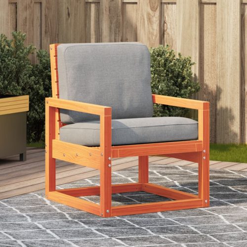 Sedia Da Giardino Marrone Cera 57,5x63x76cm Legno Massello Pino