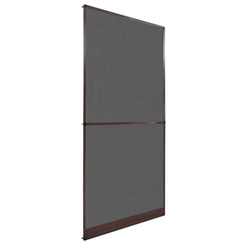 Zanzariera Con Cardini Per Porte Marrone 100 X 215 cm