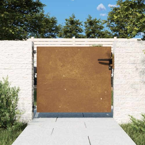 Cancello Da Giardino 85×75 Cm In Acciaio Corten