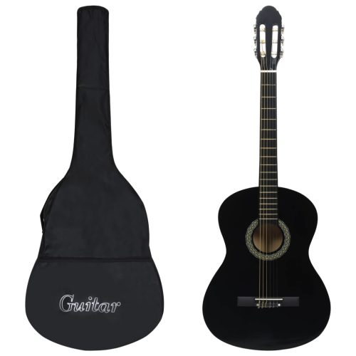 Chitarra Classica Per Principianti Con Custodia Nera 4/4 39″