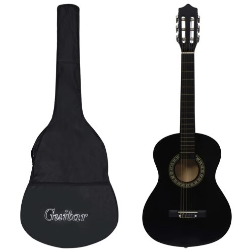 Chitarra Classica Principianti E Bambini Custodia Nera 1/2 34″