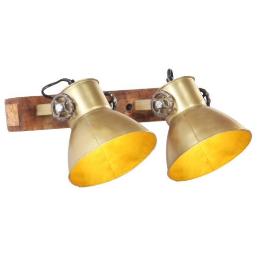 Lampada Da Parete In Stile Industriale Ottone 45×25 Cm E27