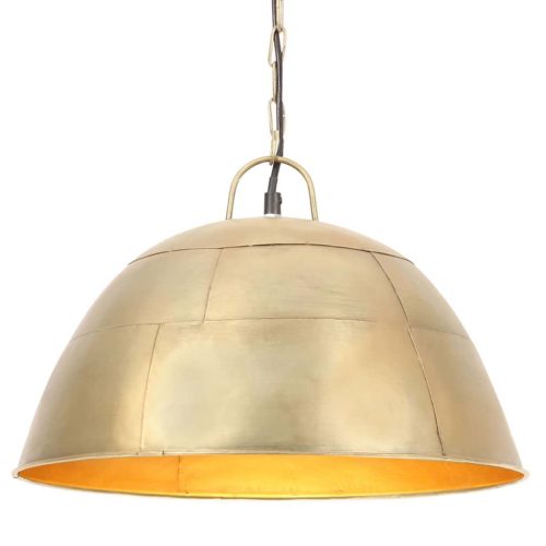 Lampada Industriale Vintage 25 W Ottone Rotonda 41 Cm E27