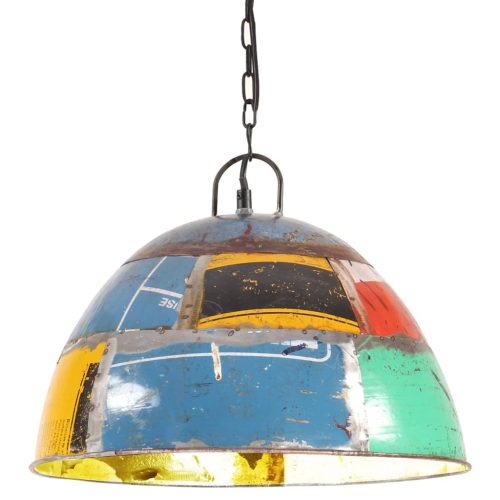 Lampada A Sospensione Vintage 25 W Colorata Rotonda 41 Cm E27