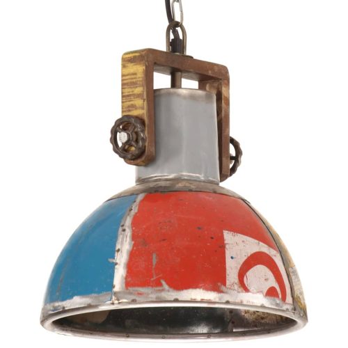 Lampada Sospesa Industriale 25 W Multicolore Rotonda 30 Cm E27