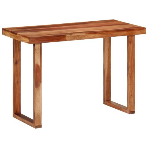 Tavolo Da Pranzo 110x50x76 Cm Legno Massello Di Acacia