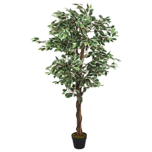 Albero Di Ficus Artificiale 1260 Foglie 200 Cm Verde