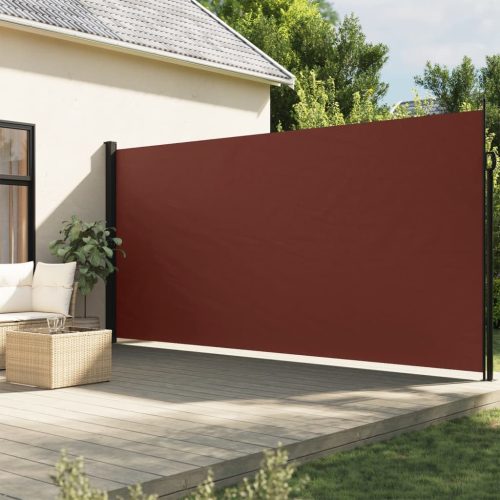 Tenda Da Sole Laterale Retrattile Marrone 220×500 cm