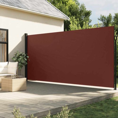 Tenda Da Sole Laterale Retrattile Marrone 200×600 cm