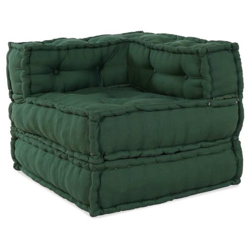 Pouf Modulare Verde 70x70x54 In Tessuto