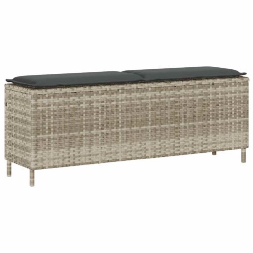 Panca Da Giardino Con Cuscino 110x30x40,5 Cm In Polyrattan