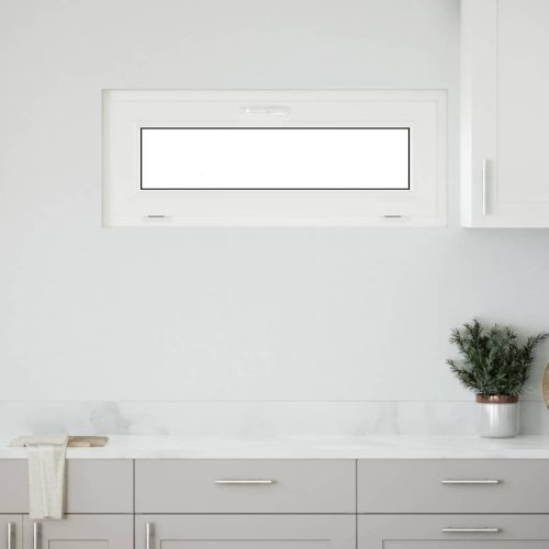 Finestra Seminterrato Risor 110×40 Cm Tilt 3 Vetri Bianco