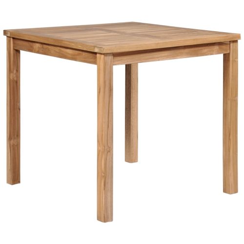 Tavolo Da Giardino 80x80x77 Cm In Legno Massello Di Teak