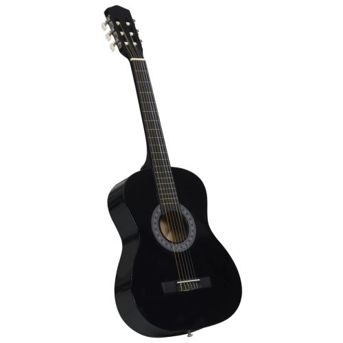 Chitarra Classica Per Principianti E Bambini Nera 3/4 36″