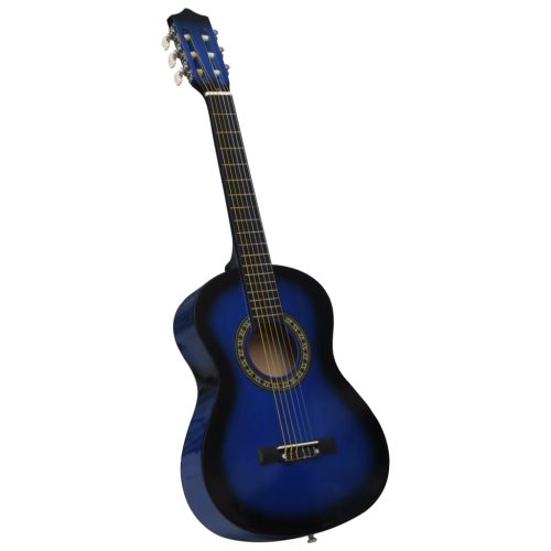 Chitarra Classica Per Principianti E Bambini Blu 1/2 34″