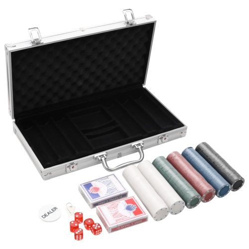 Set Di Fiches Da Poker 300 Pz 4 G