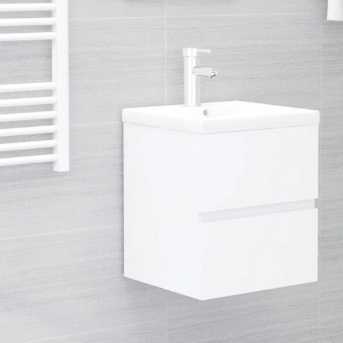 Mobile Lavabo Bianco 41×38,5×45 Cm In Legno Multistrato