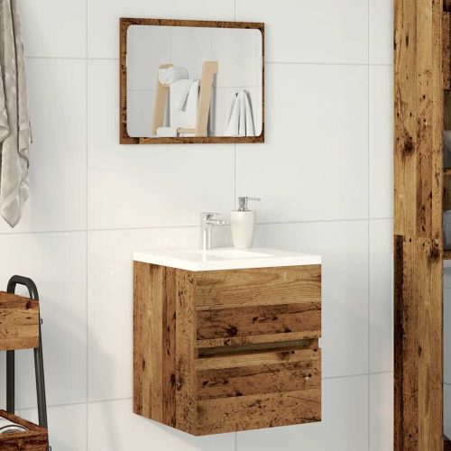 Mobile Lavabo Da Bagno Legno Antico 41×38,5×45 Cm In Truciolato