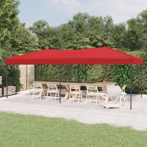 Tenda Per Feste Pieghevole Rosso 3×6 M