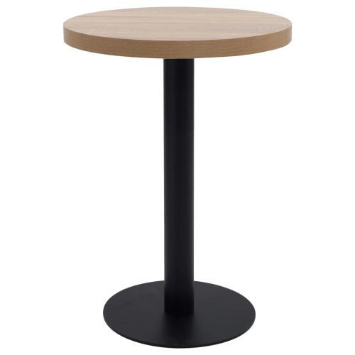 Tavolo Da Bistrot Marrone Chiaro 60 Cm In Mdf