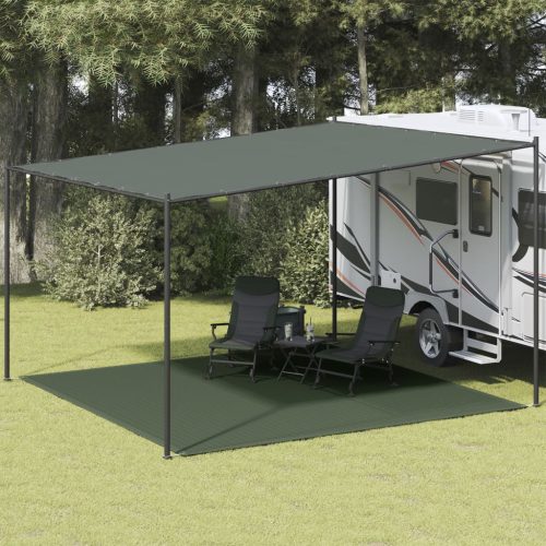 Tappeto Da Tenda 400×400 Cm Verde Scuro In Hdpe