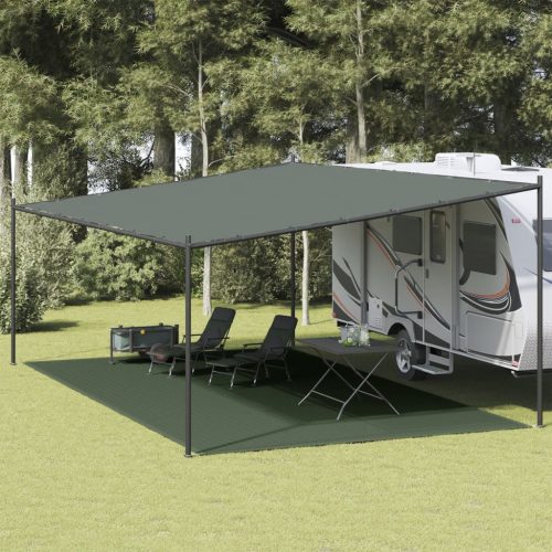 Tappeto Da Tenda 400×700 Cm Verde Scuro In Hdpe