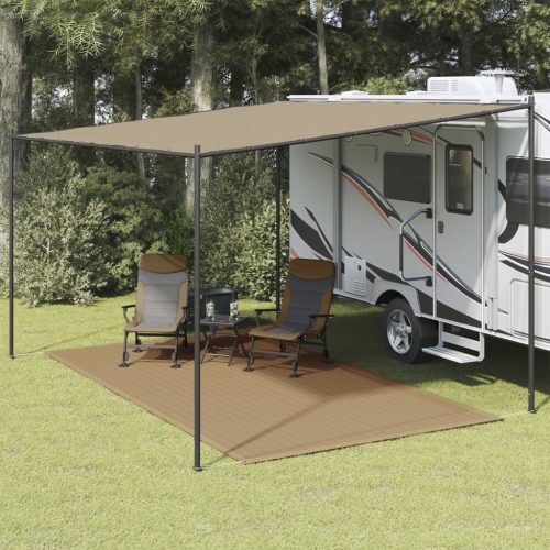 Tappeto Da Tenda 200×400 Cm Grigio Talpa