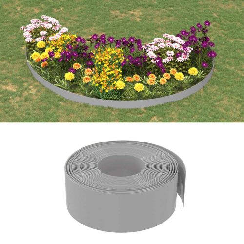 Bordature Da Giardino 3 Pz Grigie 10 M 20 Cm In Polietilene