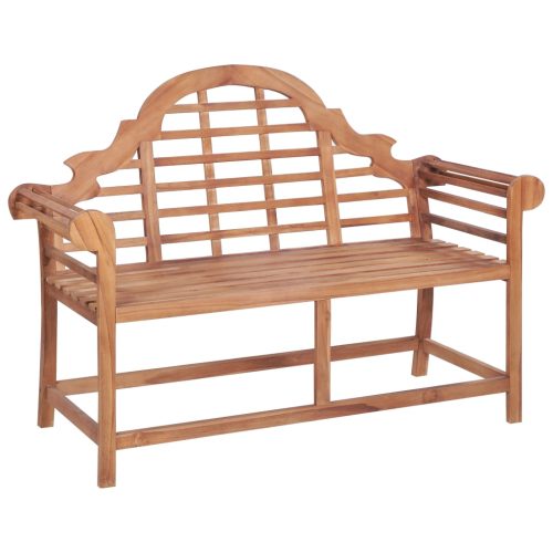 Panca Da Giardino 127×58,5×92,5 Cm In Legno Massello Di Teak