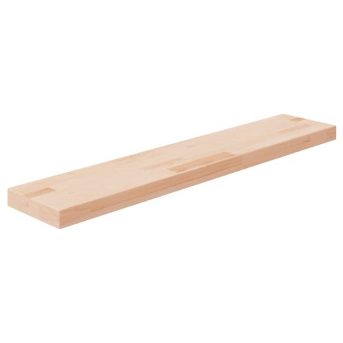 Ripiano 100x20x4 Cm Legno Massello Di Rovere Non Trattato