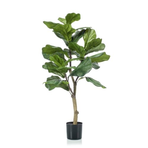 Emerald Pianta Di Ficus Lyrata Artificiale 90 cm