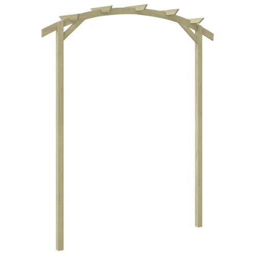 Pergola Da Giardino Legno Di Pino Impregnato 180x210x40 cm