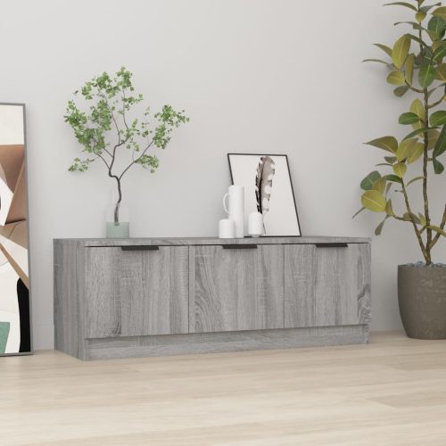 Mobile Tv Grigio Sonoma 102x35x36,5 Cm In Legno Multistrato