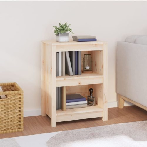 Libreria 50x35x68 Cm In Legno Massello Di Pino