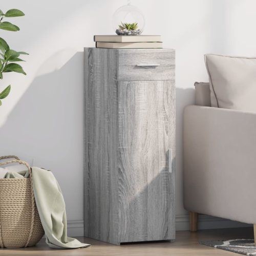 Credenza Grigio Sonoma 30×42,5×93 Cm In Legno Multistrato