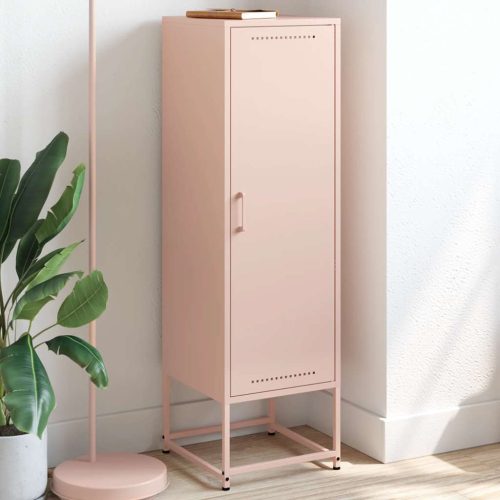 Credenza Rosa 36x39x123 Cm In Acciaio