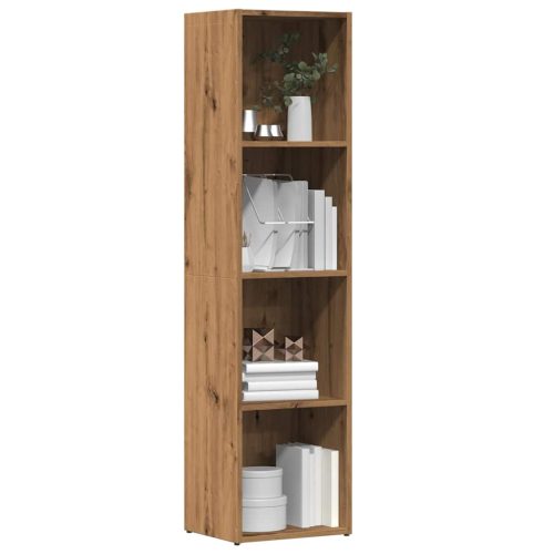 Libreria Rovere Artigianale 36x30x143 Cm Legno Multistrato