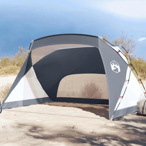 Tenda Da Spiaggia Grigia 274x178x170/148 Cm In Poliestere 185t